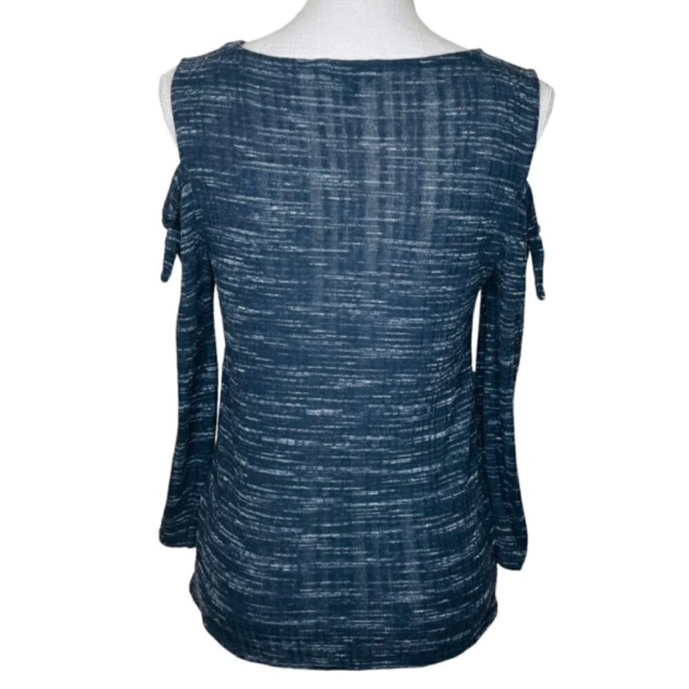 LUCKY BRAND Cold Shoulder Top - Size Medium - Picture 4 of 7